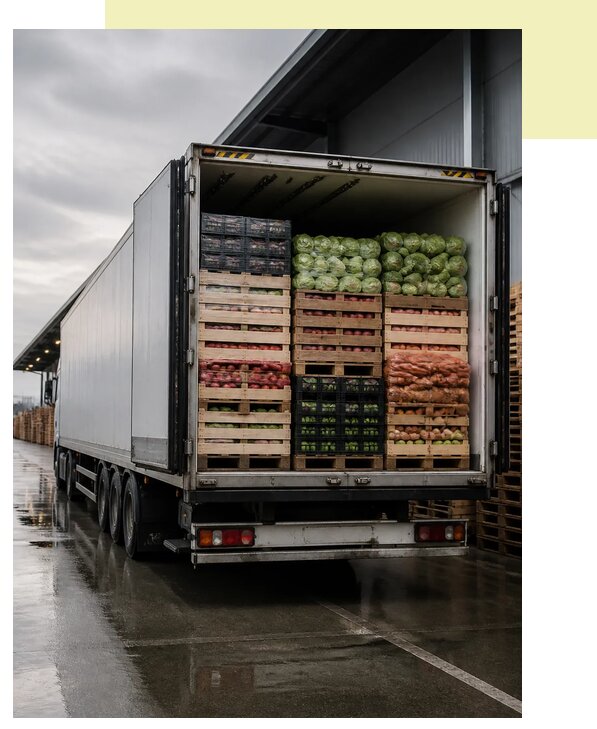 Перевозка плодоовощной продукции в Конаково по цене от 5069 р. | Агросервис-Кнк